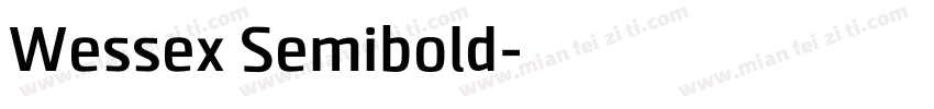 Wessex Semibold字体转换
